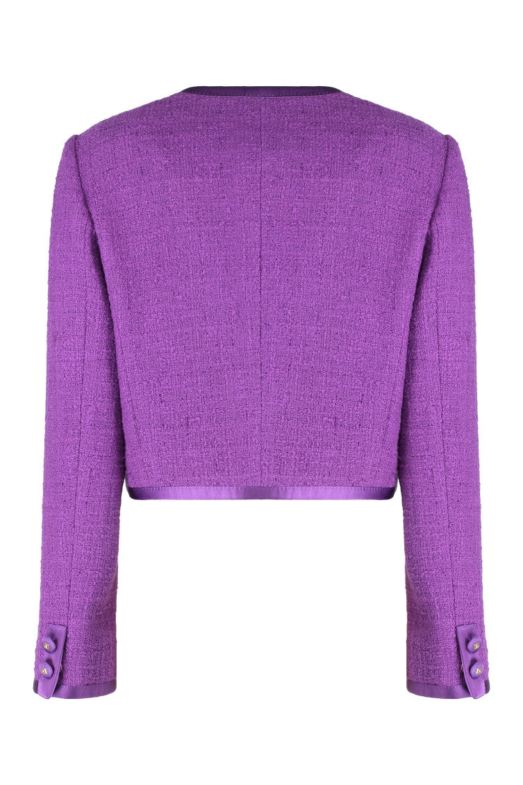 Purple Single Breasted Jacket 2