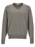 Grey V-neck Sweater 1