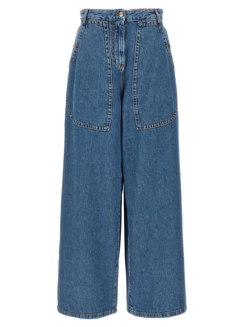 Blue Wide Leg Jeans 1