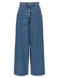 Blue Wide Leg Jeans 1