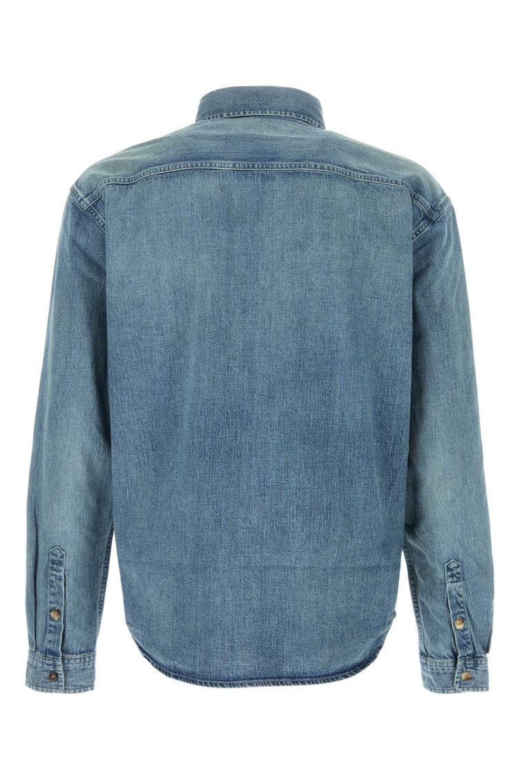 Blue Denim Long Sleeves Shirt 2
