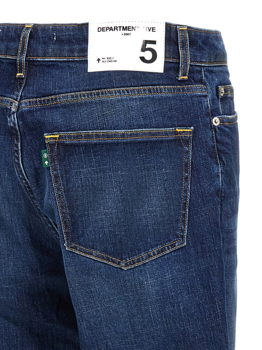 Blue Chunky Jeans 4