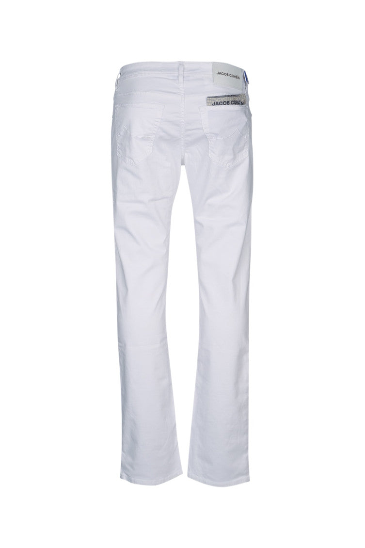 White Straight Jeans 2