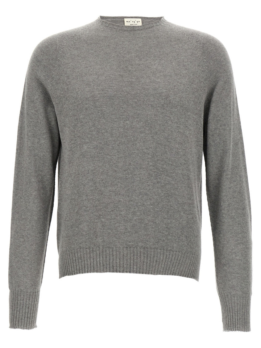 Grey Cashmere cotton sweater 1