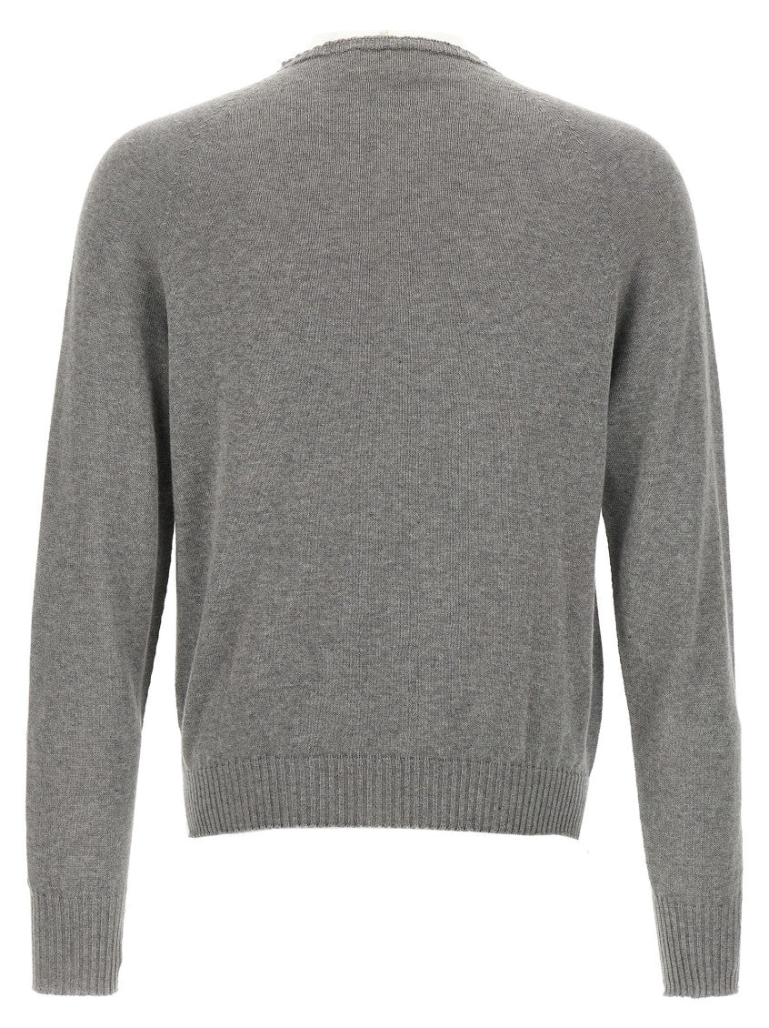 Grey Cashmere cotton sweater 2