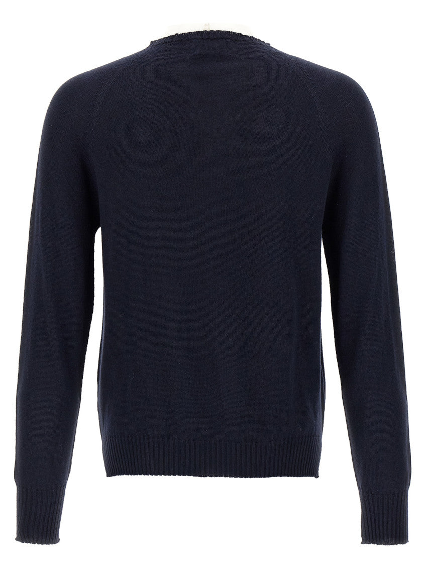 Blue Cashmere cotton sweater 2