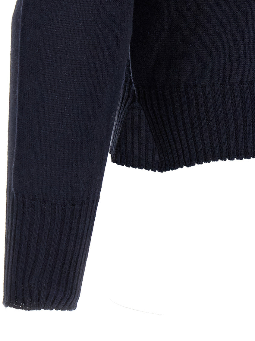 Blue Cashmere cotton sweater 4