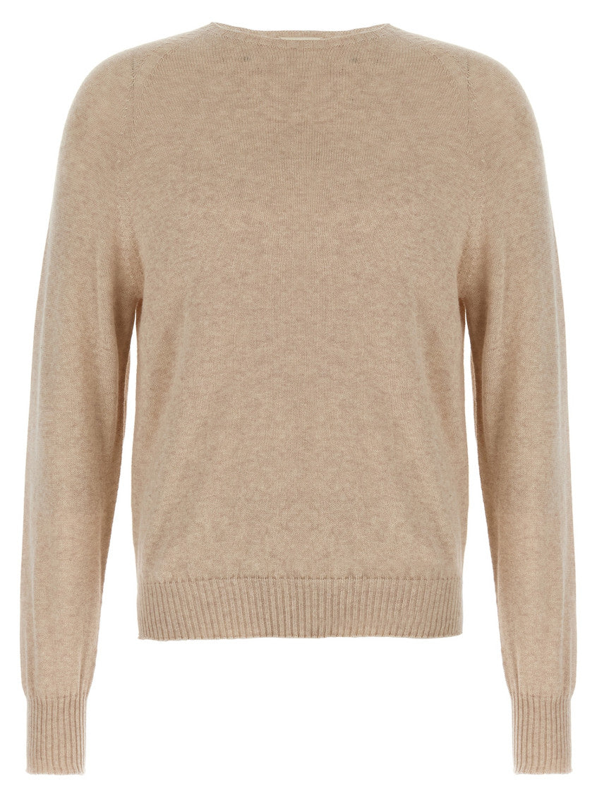 Beige Cashmere cotton sweater 1