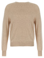 Beige Cashmere cotton sweater 1