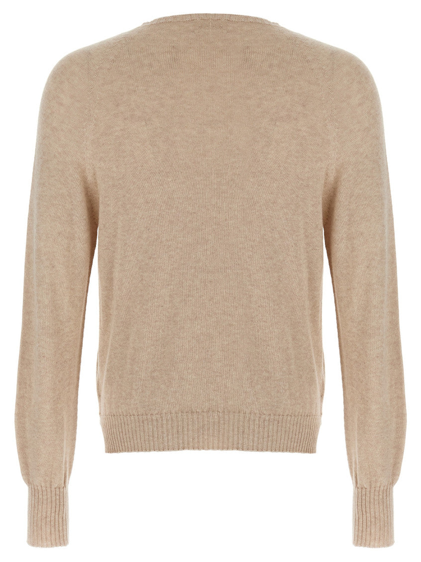 Beige Cashmere cotton sweater 2
