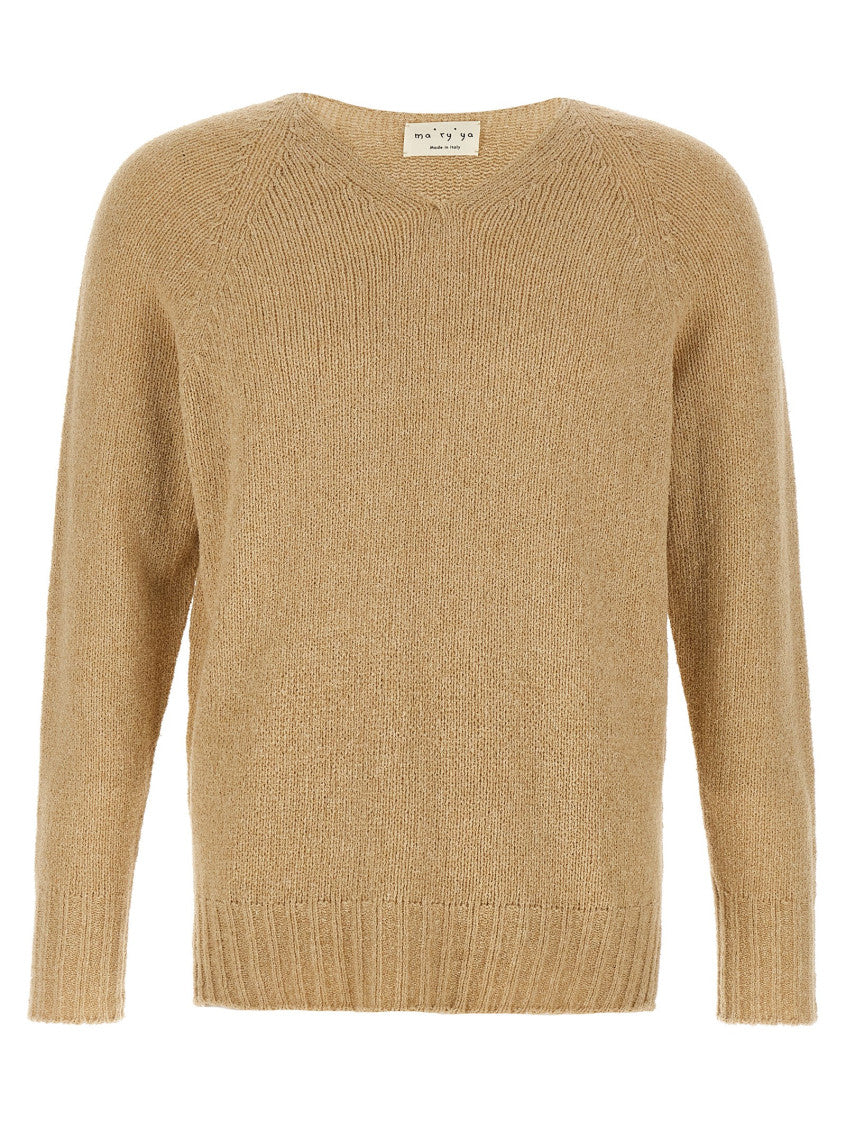 Beige Bouclé sweater 1