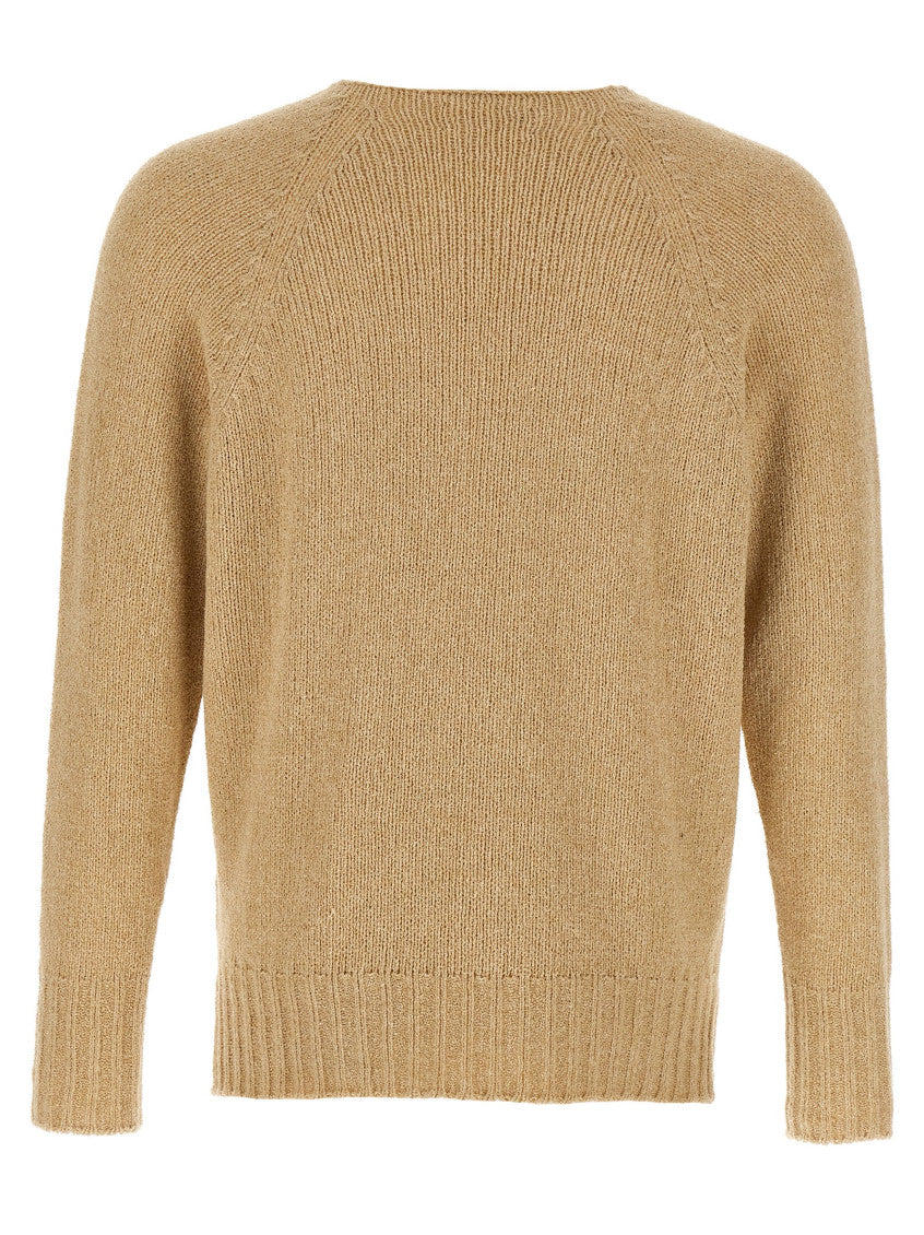 Beige Bouclé sweater 2