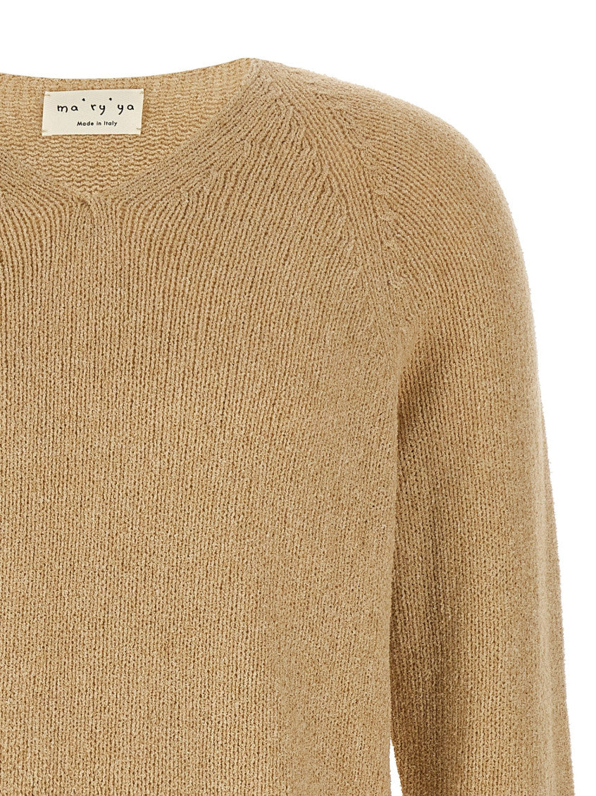 Beige Bouclé sweater 3