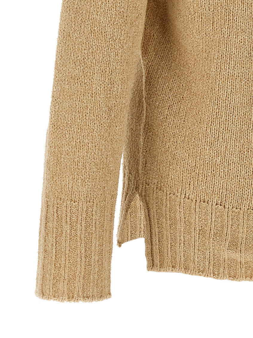 Beige Bouclé sweater 4