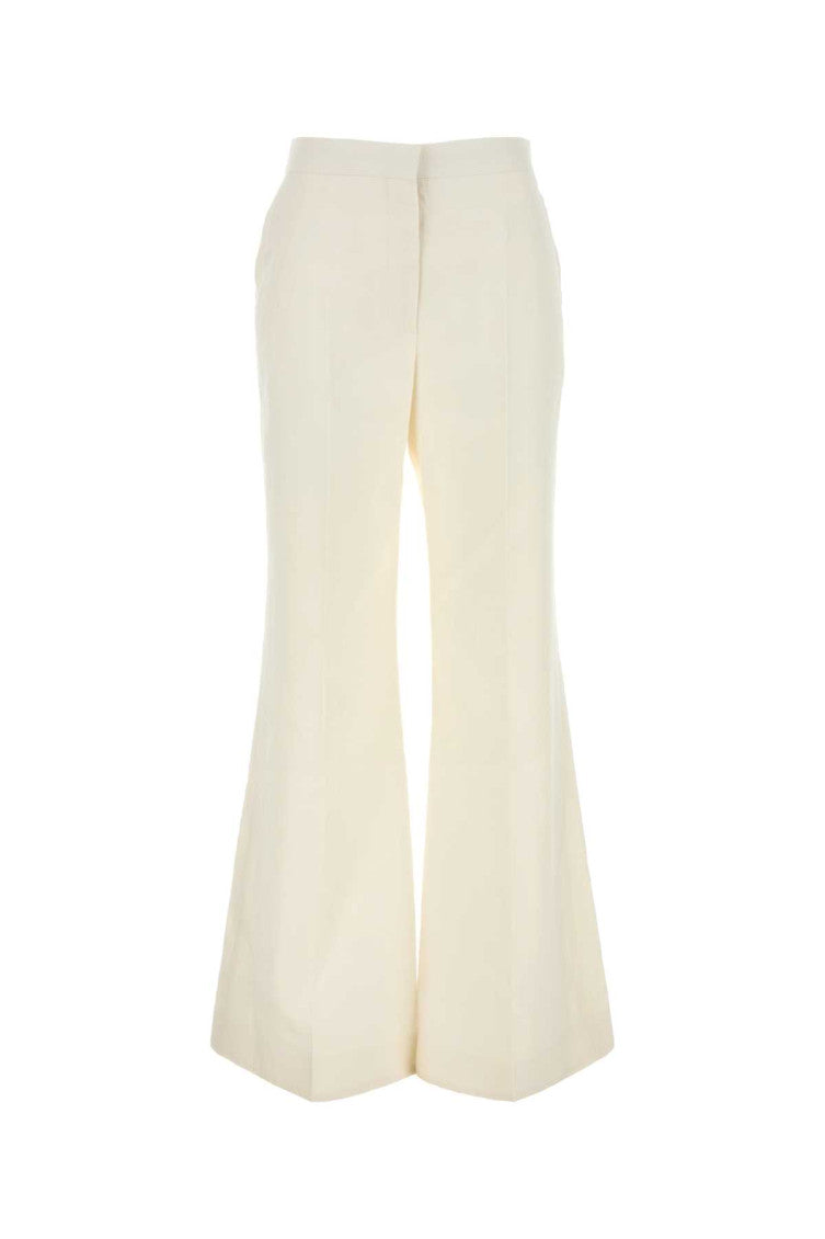 White Flared Pants 1