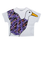 Babies White Printed T-Shirt 1