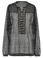 Black Printed Top 1