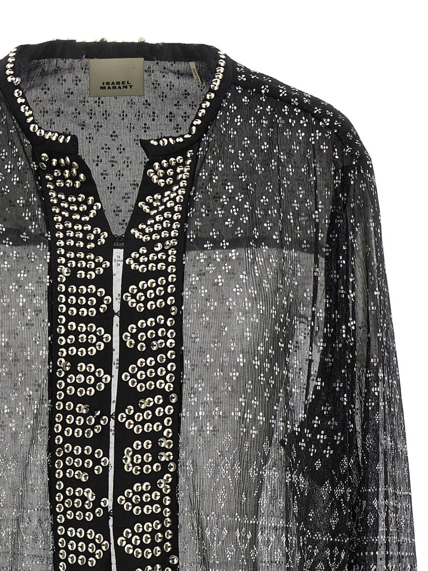 Black Printed Top 3