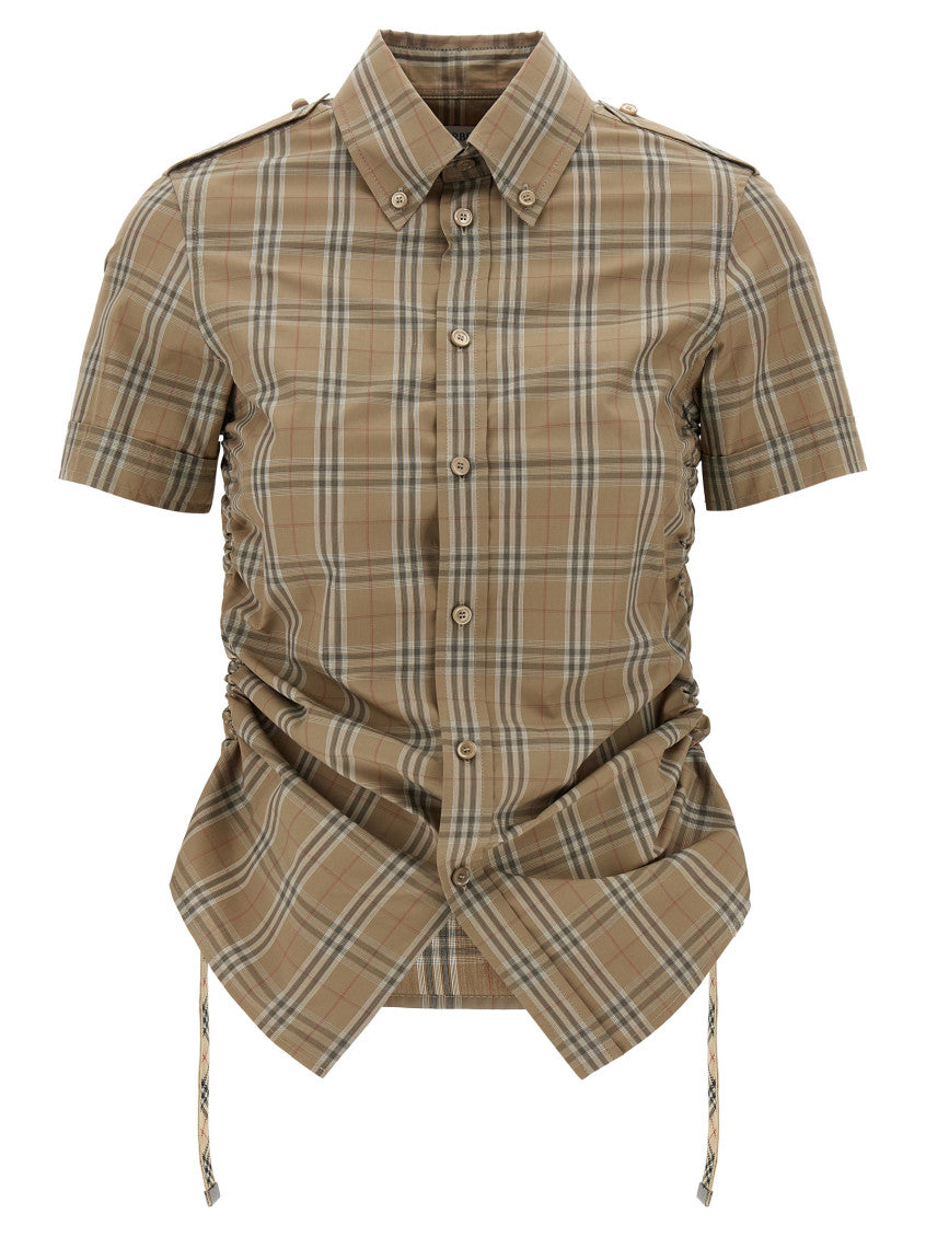 Brown Check Shirt 1