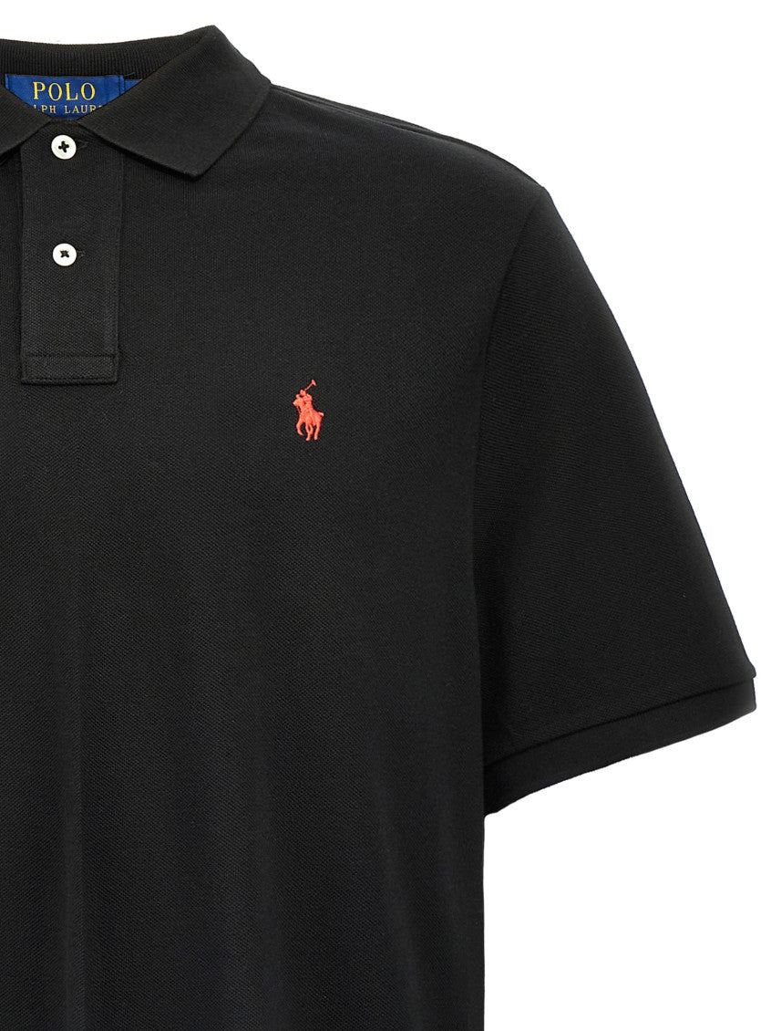 Black Logo polo shirt 3