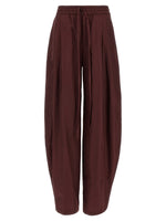 Maroon Taffeta pants 1