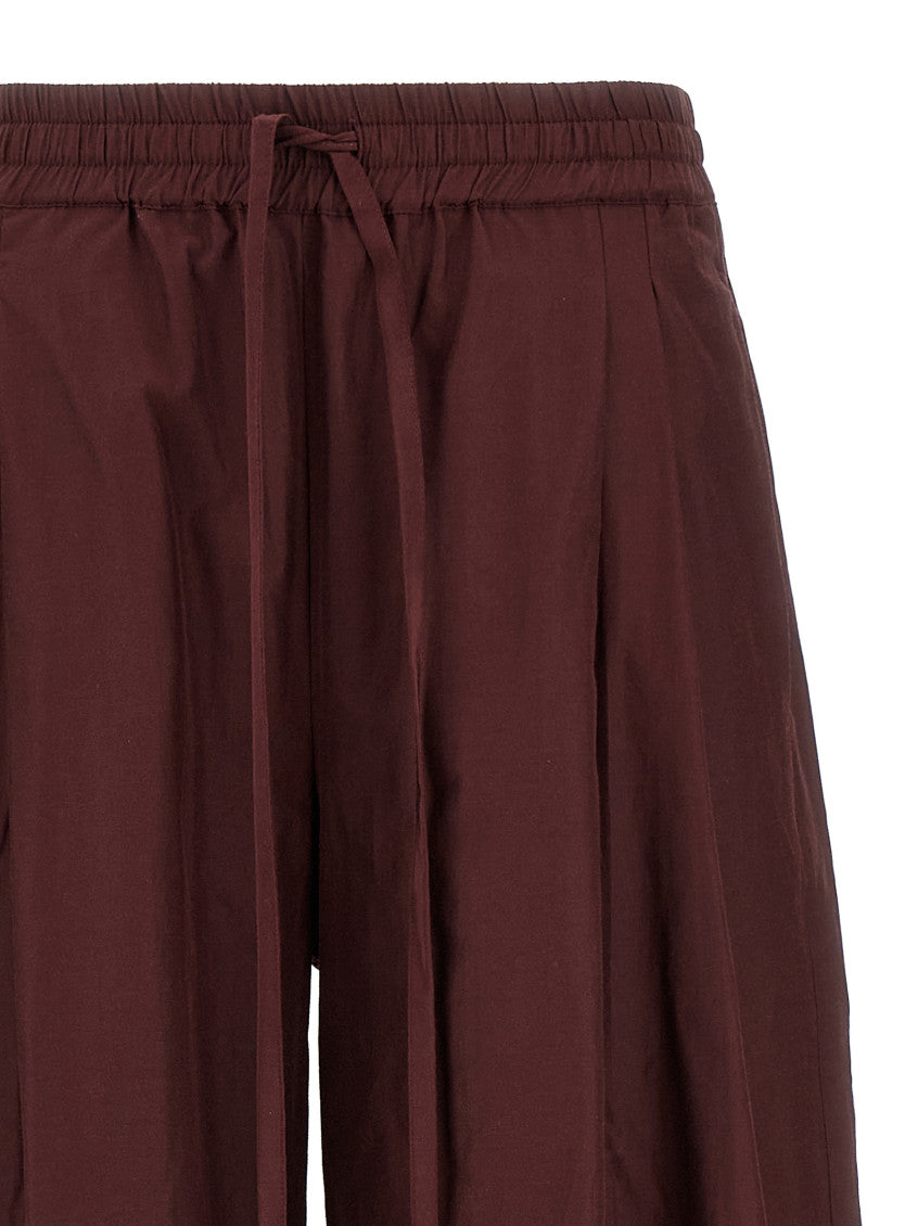 Maroon Taffeta pants 3