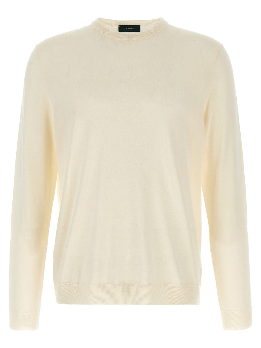 White Cotton sweater 1