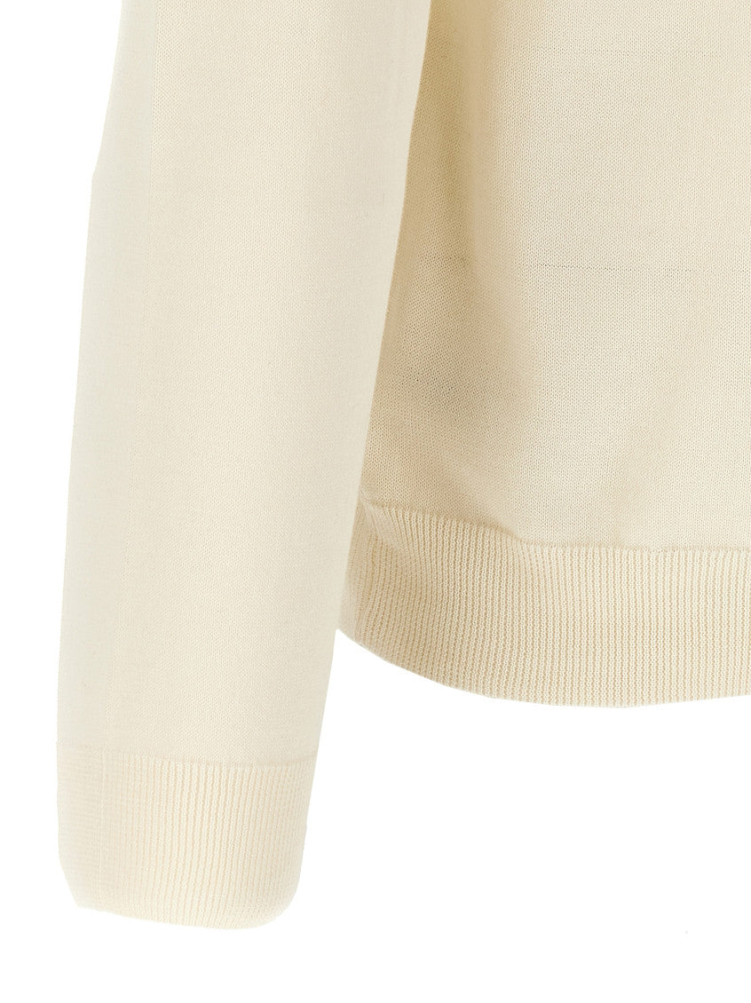 White Cotton sweater 4