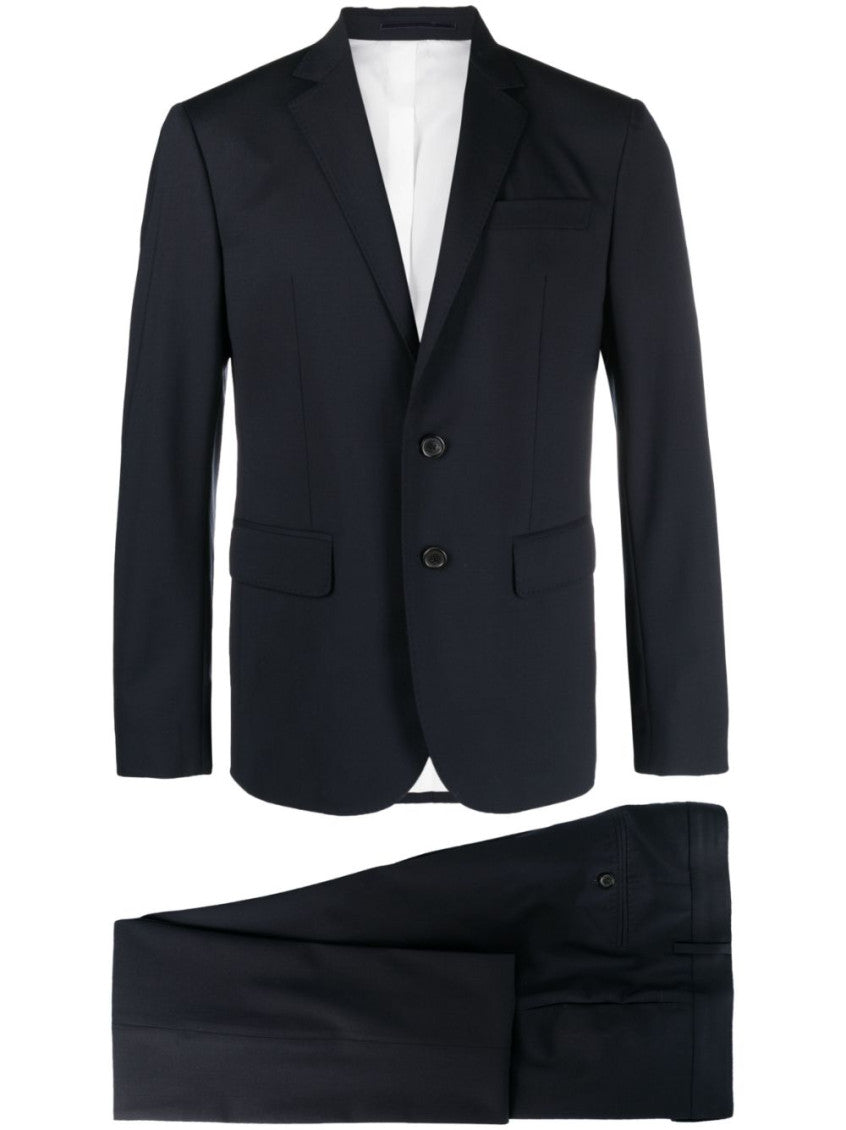 Navy Blue single-breasted two-piece suit 1