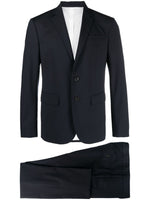 Navy Blue single-breasted two-piece suit 1