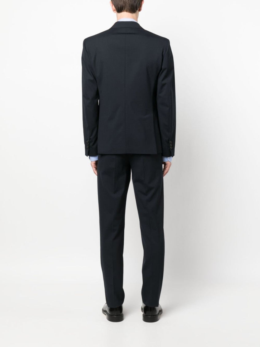 Navy Blue single-breasted two-piece suit 3