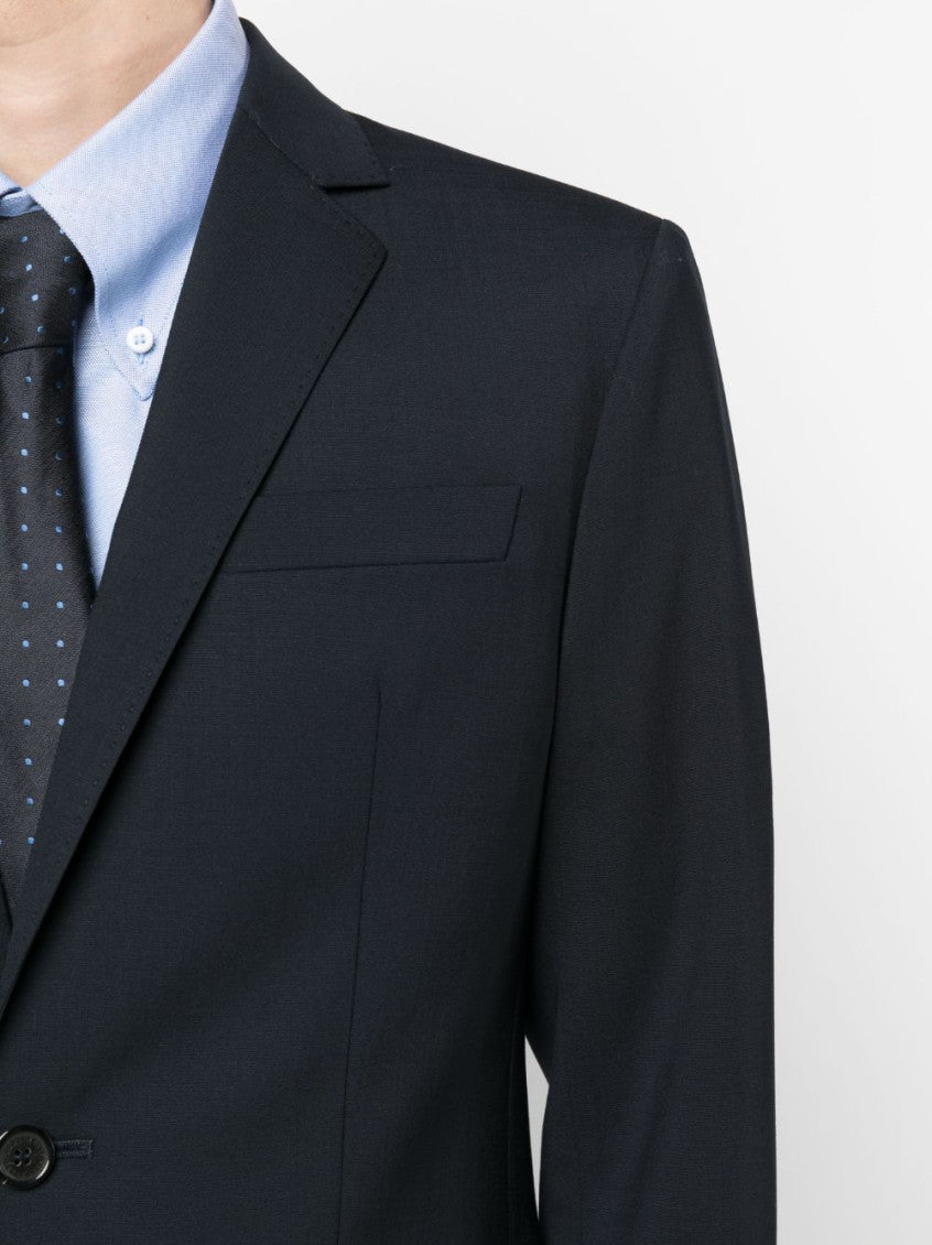 Navy Blue single-breasted two-piece suit 5