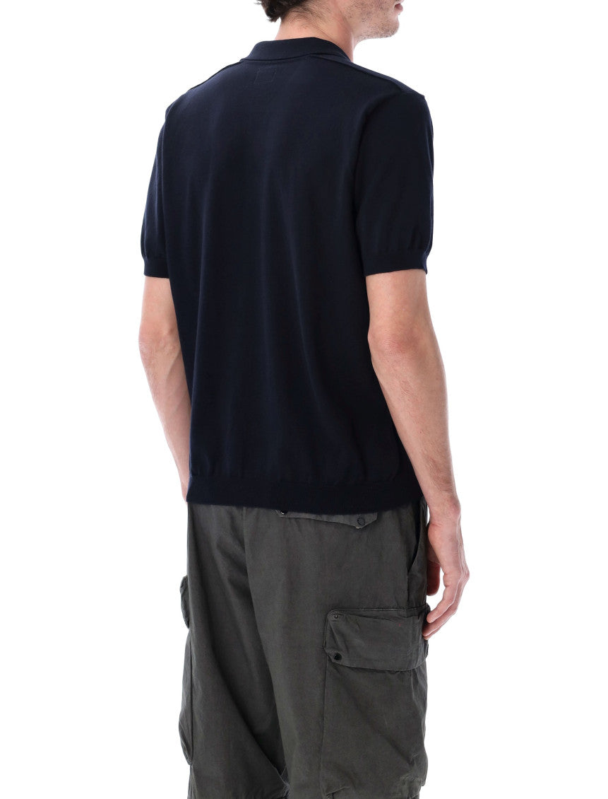 Navy Blue Cotton Polo 2
