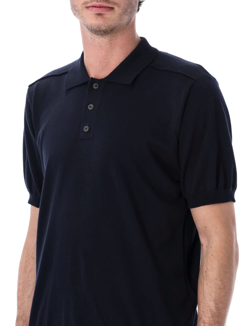 Navy Blue Cotton Polo 3