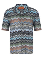Multicolor Chevron Snake Shirt 1
