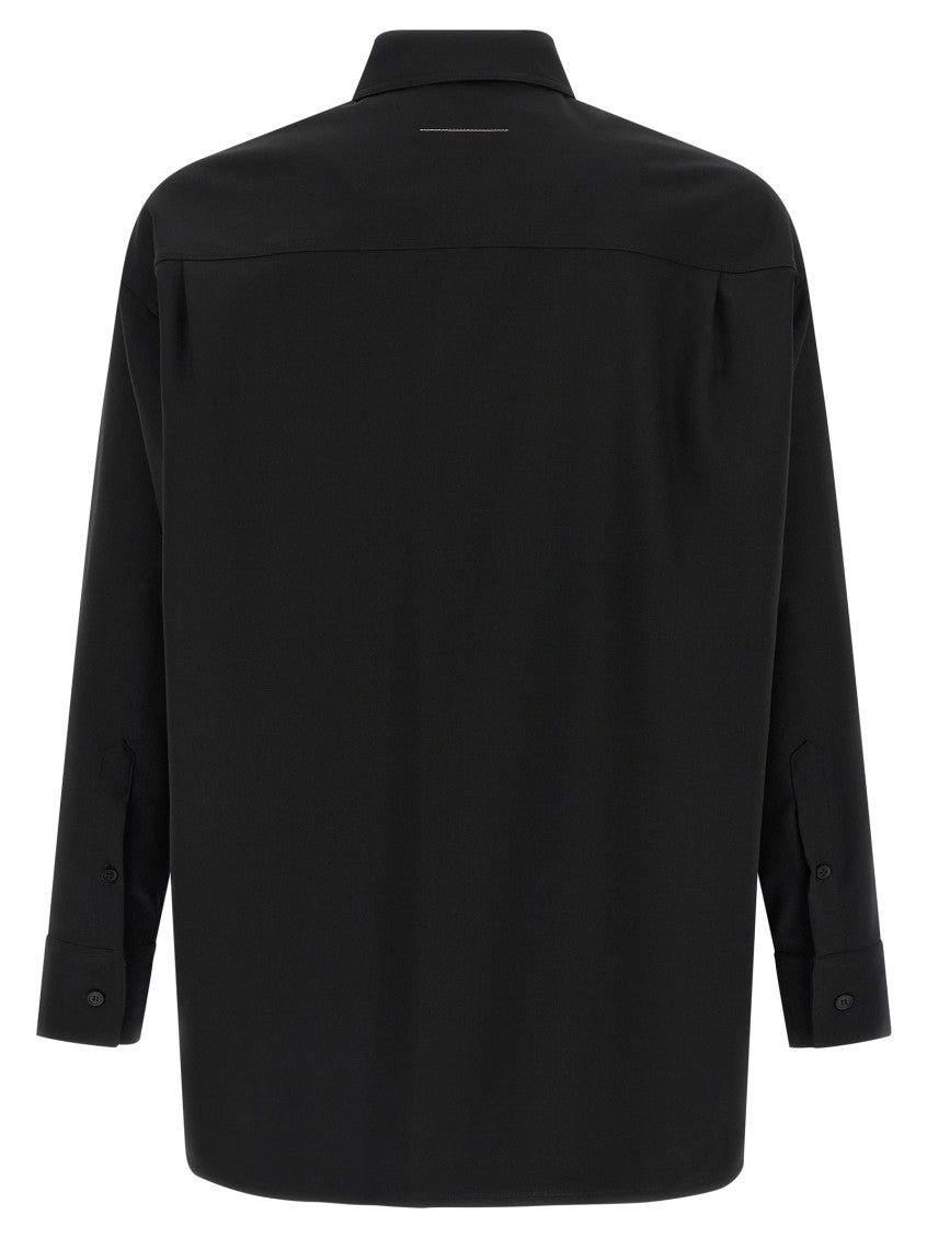 Black Jacquard label shirt 2