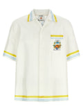 White 'Flower Court Icon' Shirt 1