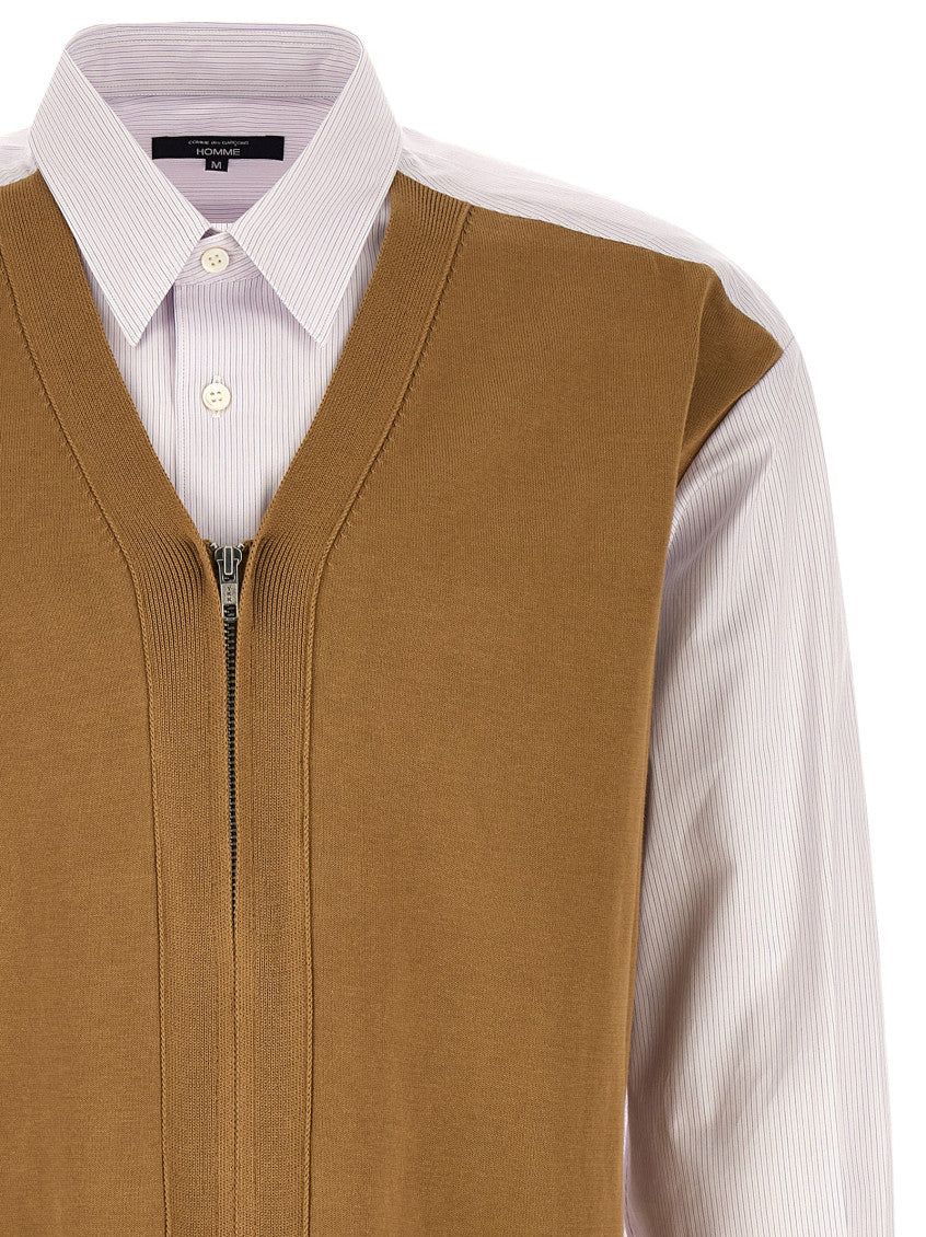 Multicolor Cardigan Insert Shirt 3