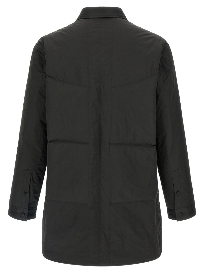 Black Padded Overshirt 2