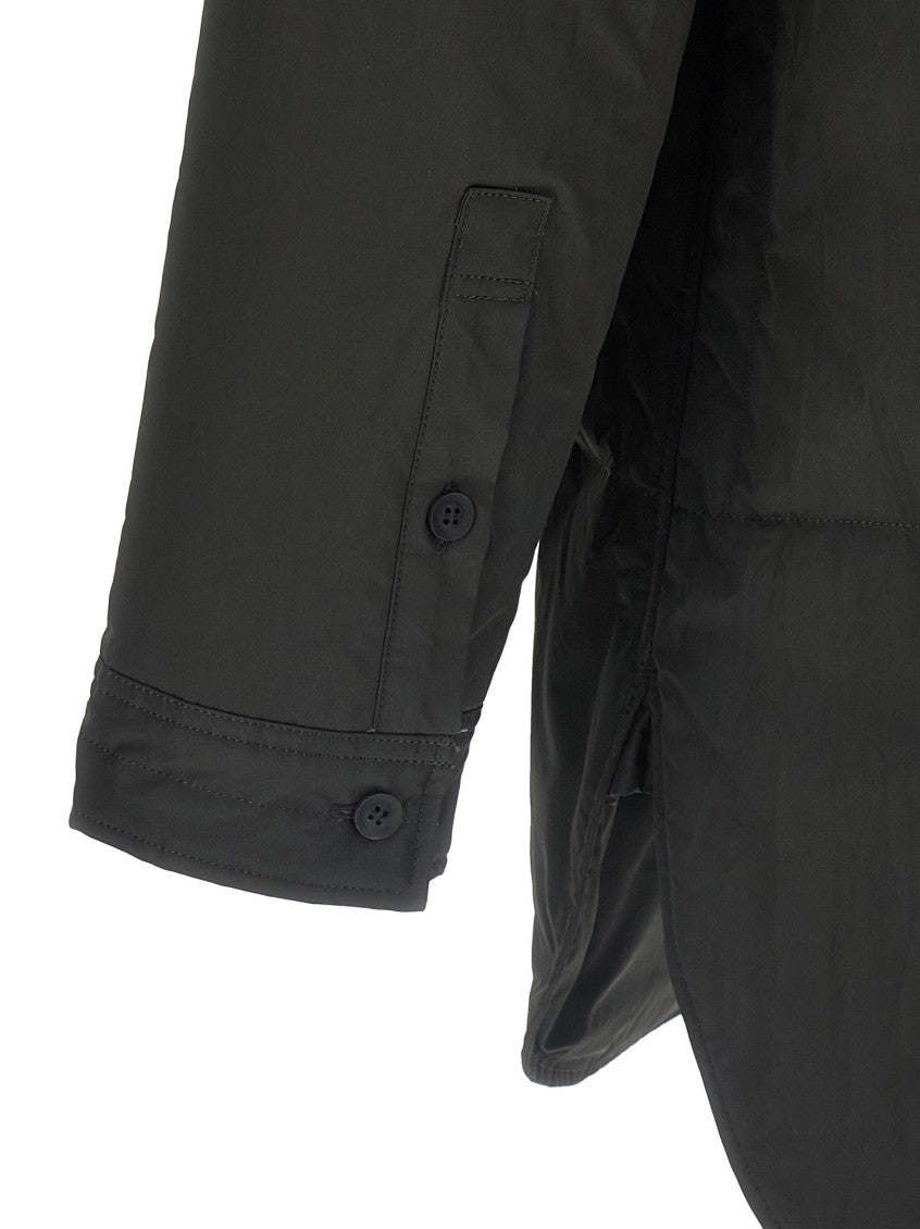Black Padded Overshirt 4