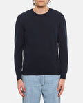 Navy Blue Solid Sweater 1
