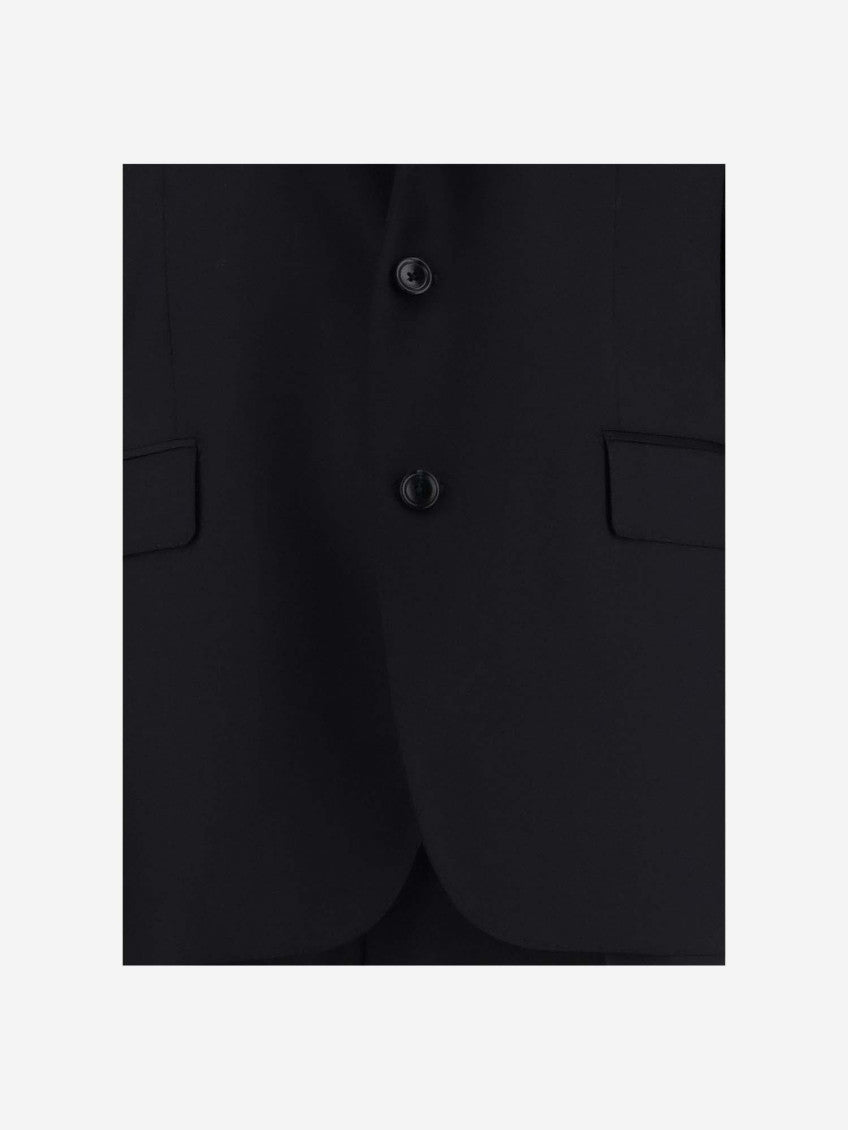 Navy Blue Two Button Dress Suit 3