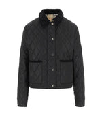 Black Quilted nylon jacket 1