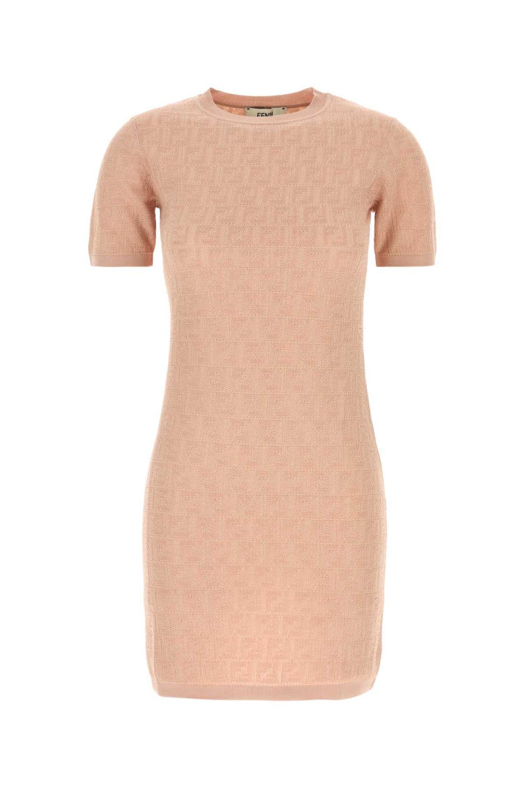 Pink FF Cotton Dress 1