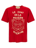 Red 'Le Chat De La Maison' T-shirt 1