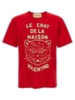 Red 'Le Chat De La Maison' T-shirt 1