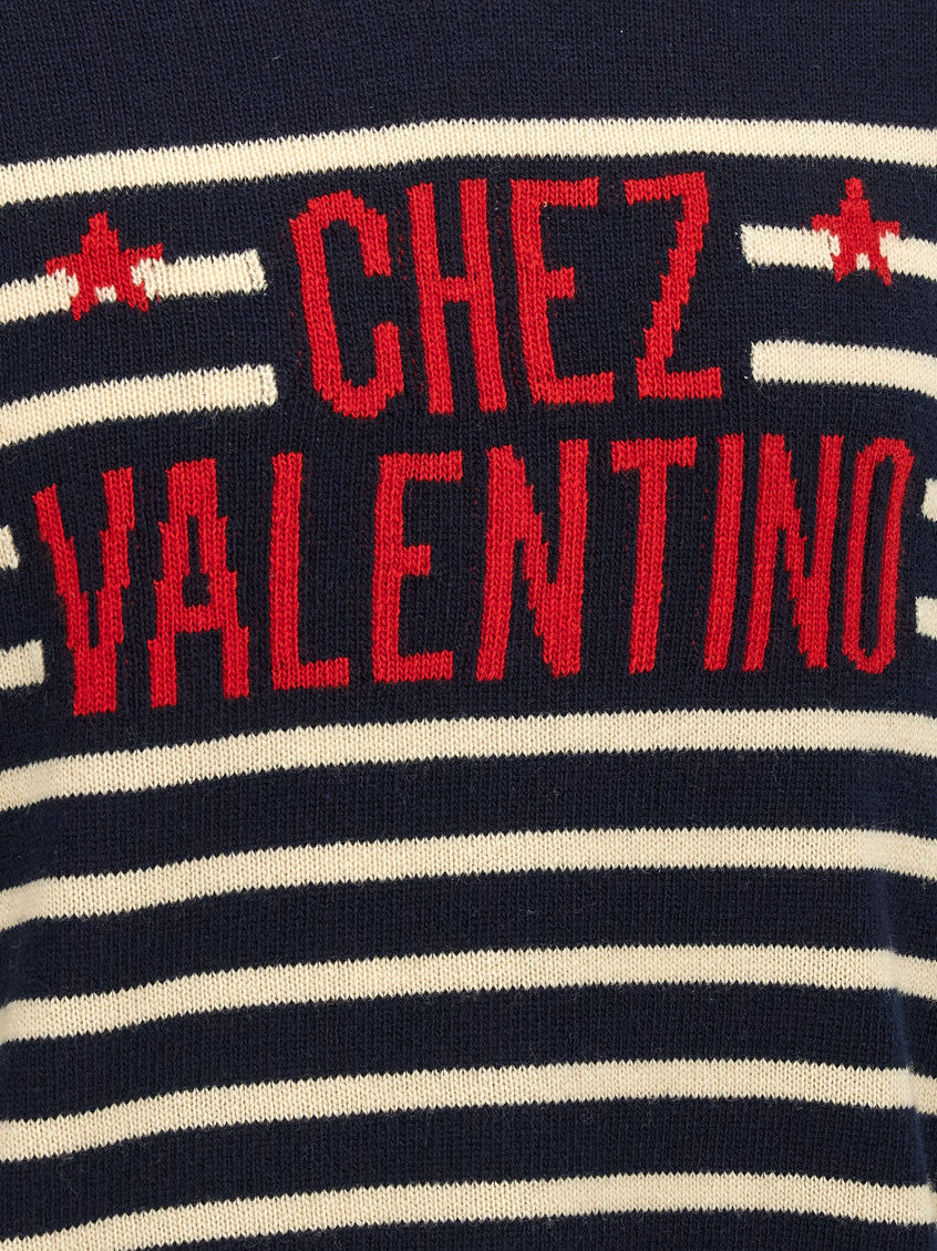 Blue 'Chez Valentino' Jersey 4