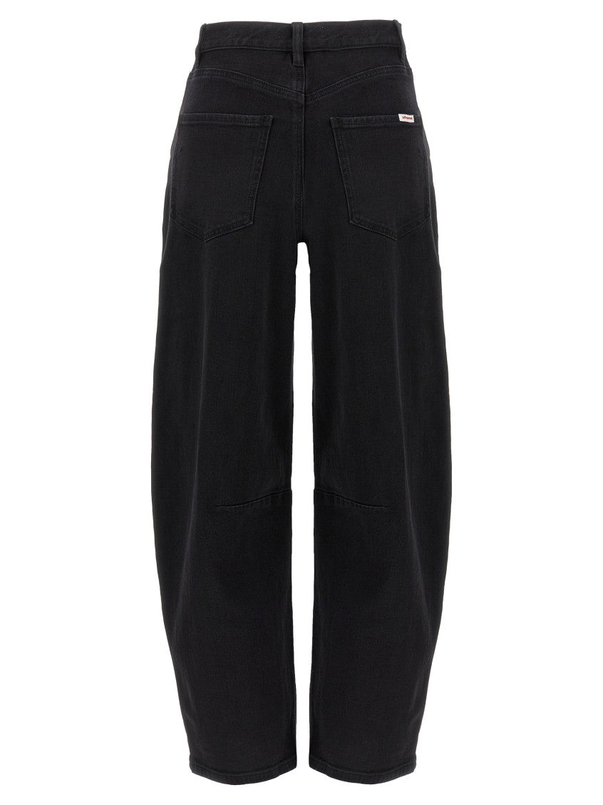 Black Barrel Leg Jeans 2