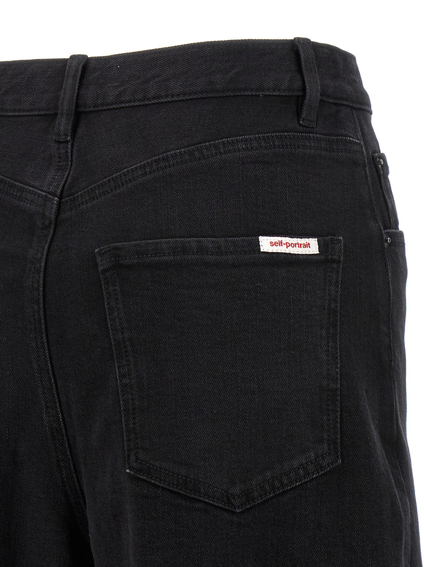 Black Barrel Leg Jeans 4