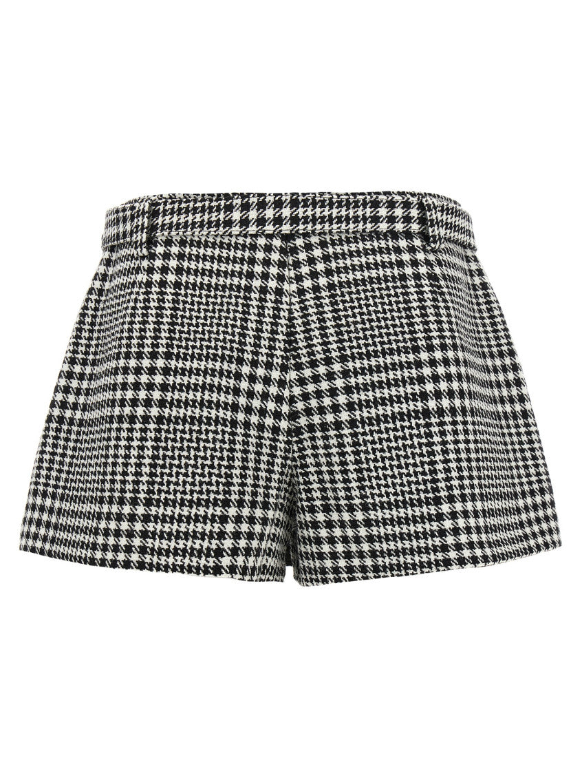 Black & White Boucle Wool Skort 2